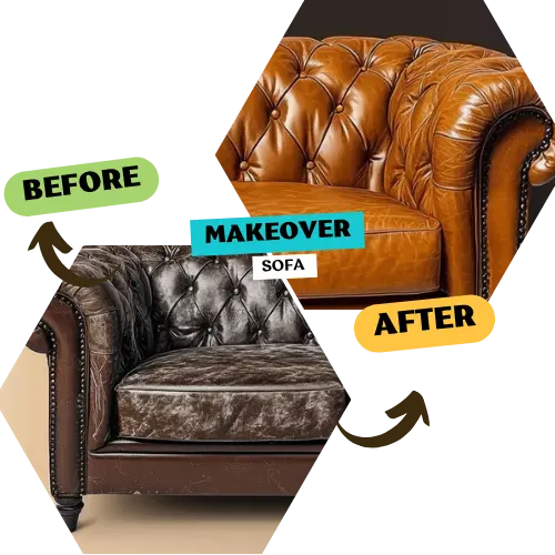 Sofa upholstery dubai - before and after