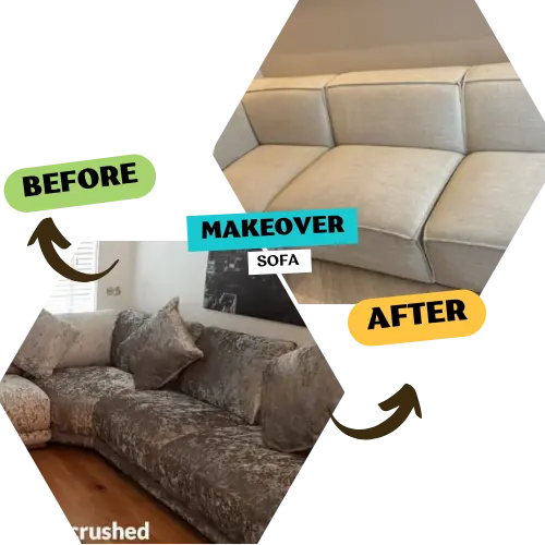 Sofa upholstery dubai - before and after