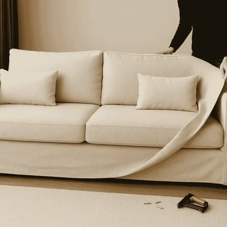 how to change sofa cover step-by-step process