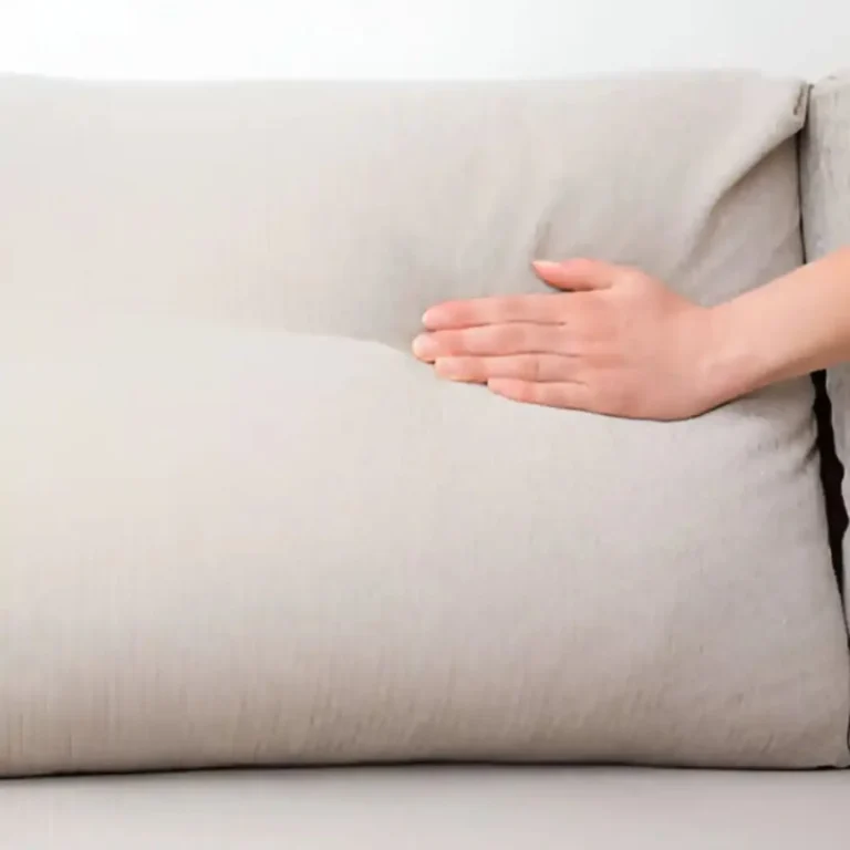 Step-by-step guide showing How to Cover Sofa Cushion using new fabric for a refreshed look.