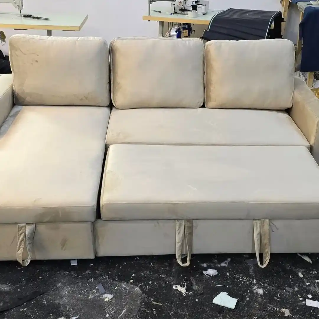 A restored sofa showing why the best sofa upholstery in Dubai can revive old furniture with improved comfort and style.