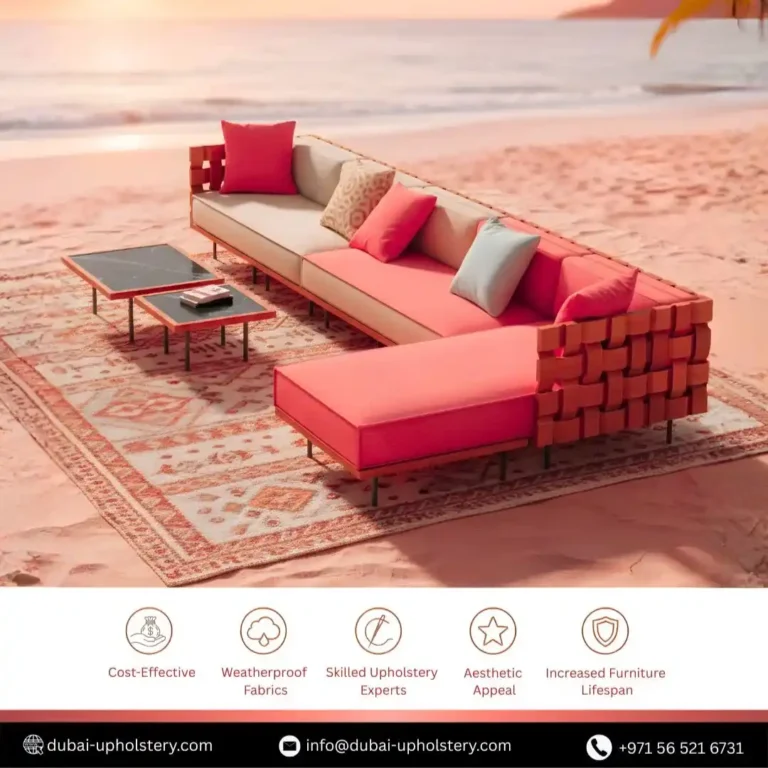 Outdoor seating refreshed to transform your patio with garden cushion upholstery, featuring new fabric and enhanced comfort.