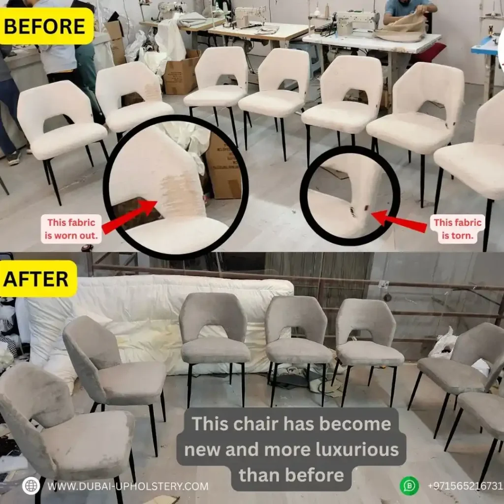 "Discover why professional chair upholstery is the best solution for restoring comfort and style to worn furniture."