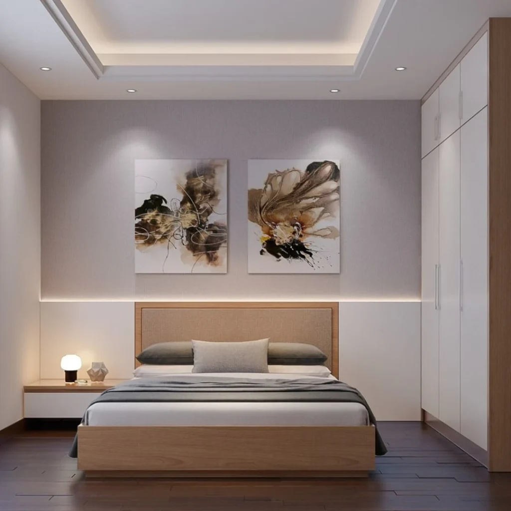 Hotel Bed Upholstery in Dubai showcasing a newly upholstered luxury hotel bed with premium fabric and elegant headboard finish.