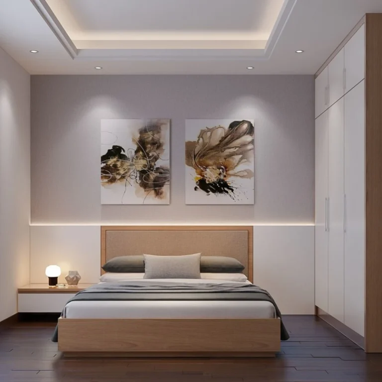 Hotel Bed Upholstery in Dubai showcasing a newly upholstered luxury hotel bed with premium fabric and elegant headboard finish.