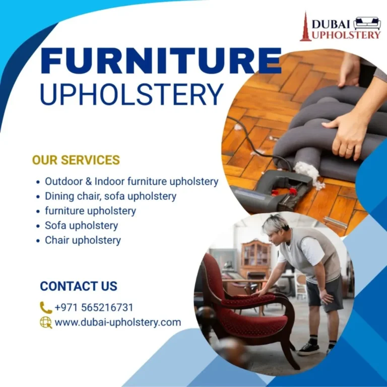 How to Maintain Upholstered Furniture in UAE showing clean and well-maintained sofa in modern Dubai home interior