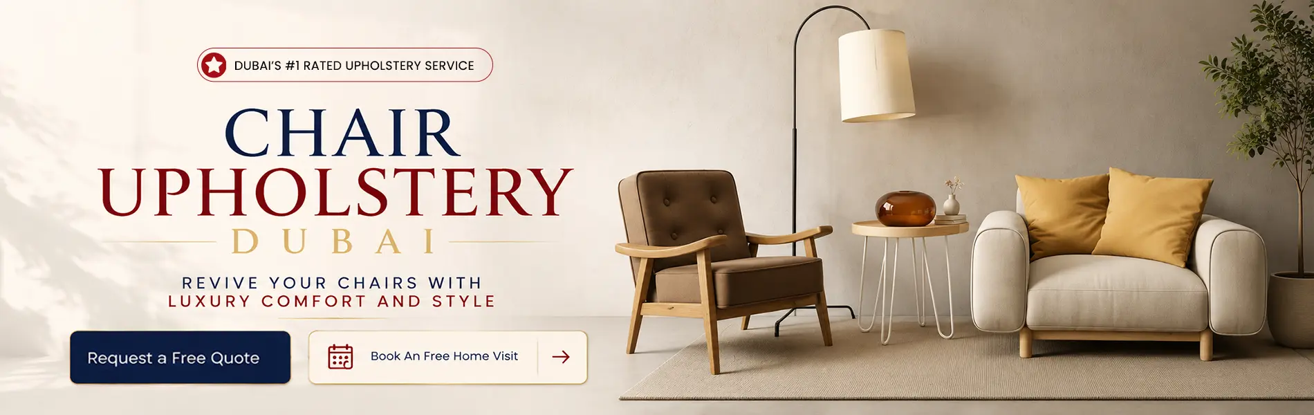 CHAIR upholstery banner copy