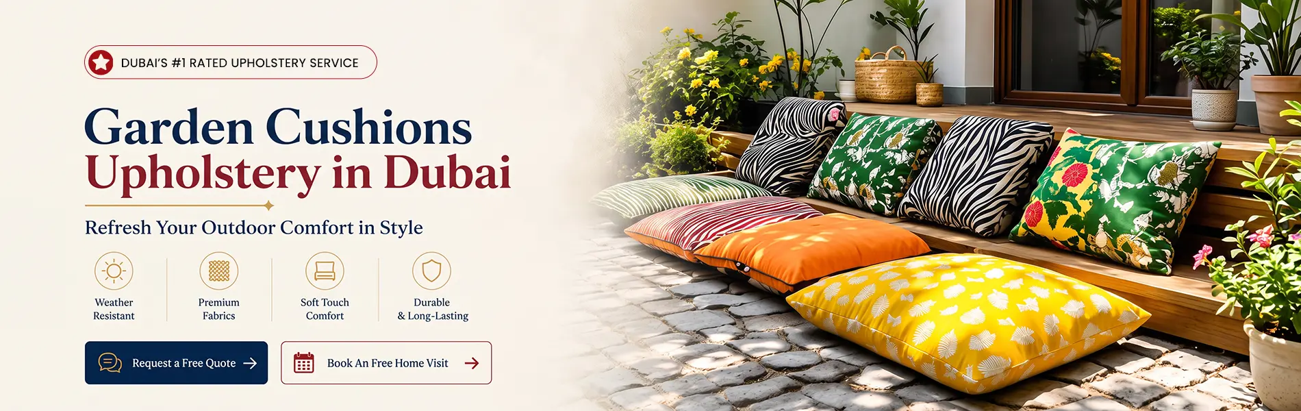 Garden Cushions upholstery banner copy