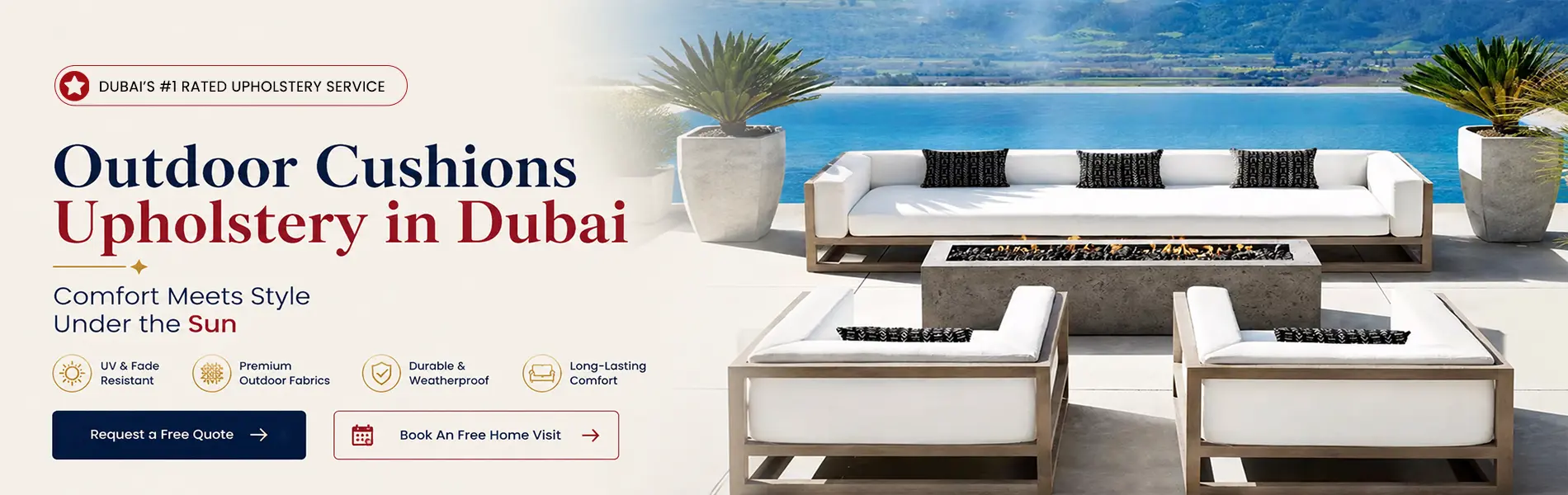 Outdoor Cushions upholstery banner copy